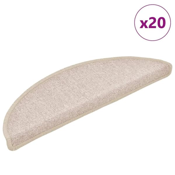 vidaXL Porrasmatot 20 kpl Taupe 56x17x3 cm