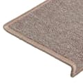 Miniatyrbilde 5 av 8: vidaXL Trappematter 30 stk 65x21x4 cm lysebrun