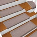 Miniatyrbilde 6 av 8: vidaXL Trappematter 30 stk 65x21x4 cm lysebrun