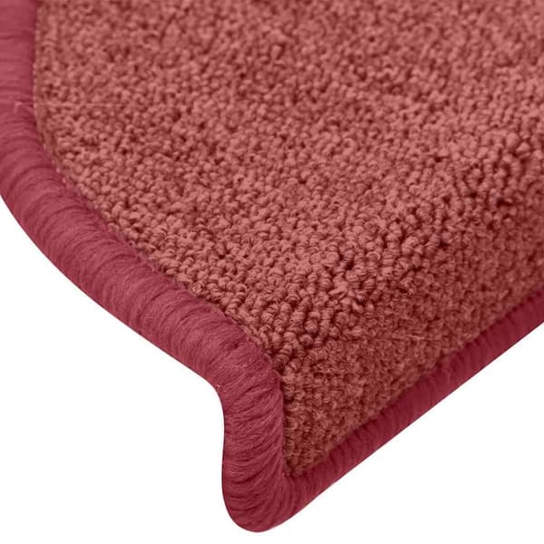 vidaXL Trappematter 30 stk rød 65x24x4 cm