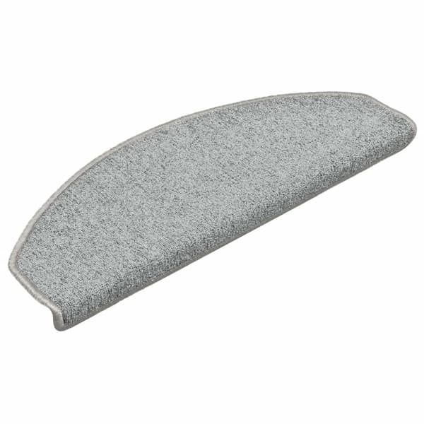 vidaXL trappemåtter 30 stk. 65x24x4 cm lysegrå