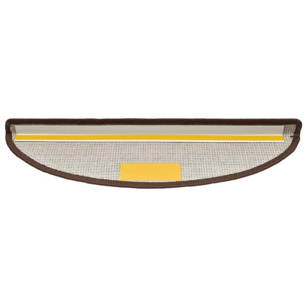 vidaXL Trappematter 20 stk kaffe brun 56x17x3 cm