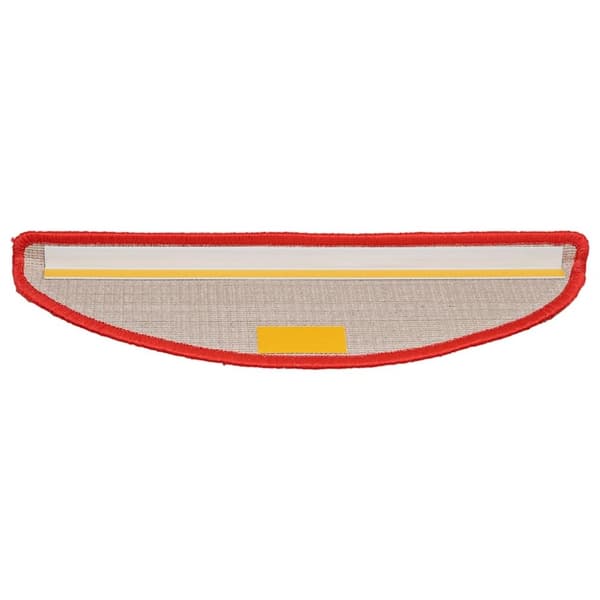 vidaXL Trappematter 30 stk rød 56x17x3 cm