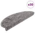 Miniatyrbilde 1 av 8: vidaXL Trappematter 30 stk grå 65x21x4 cm