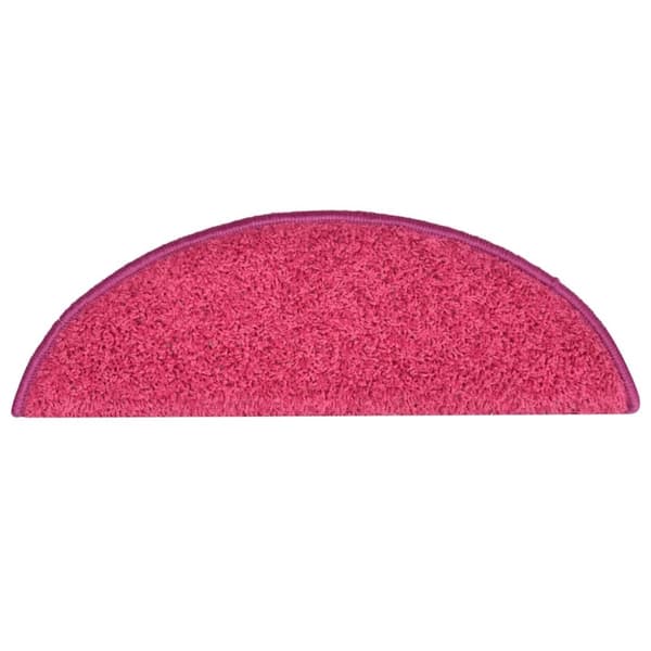 vidaXL trappemåtter 30 stk. 56x17x3 cm lyserød
