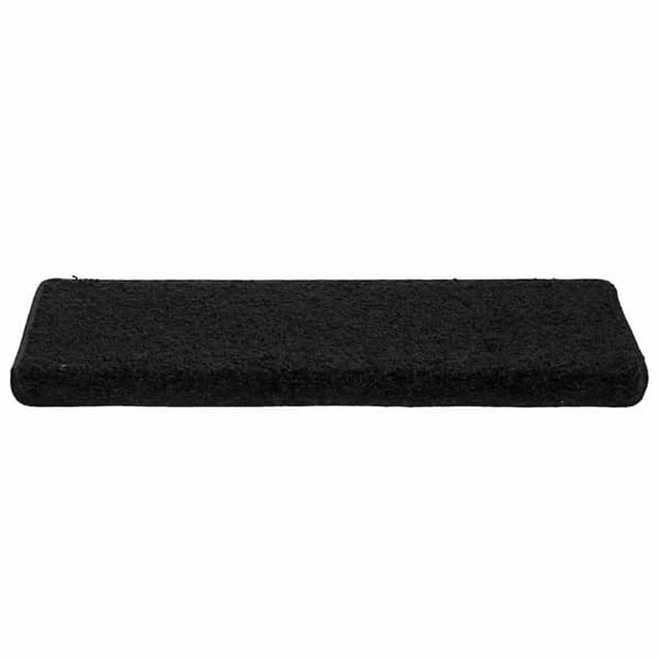 vidaXL Trappematter 30 stk 65x21x4 cm svart