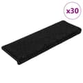 Miniatyrbilde 1 av 8: vidaXL Trappematter 30 stk 65x21x4 cm svart