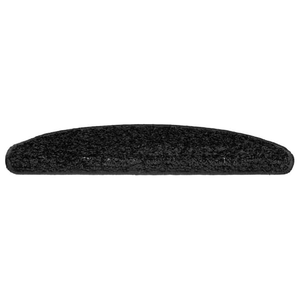 vidaXL Trappematter 30 stk svart 65x21x4 cm