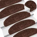 Miniatyrbilde 5 av 8: vidaXL Trappematter 30 stk brun 65x21x4 cm