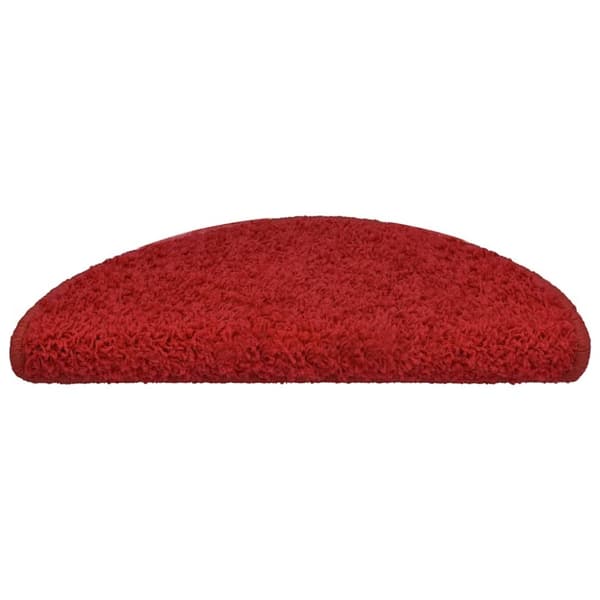 vidaXL trappemåtter 30 stk. 65x21x4 cm rød