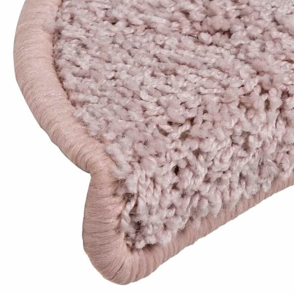 vidaXL trappemåtter 30 stk. 56x17x3 cm lyserød