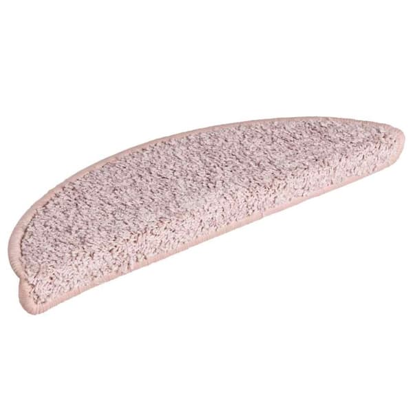 vidaXL trappemåtter 30 stk. 56x17x3 cm lyserød