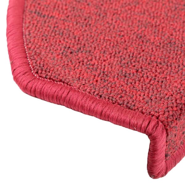 vidaXL trappemåtter 20 stk. 65x24x4 cm bordeauxrød