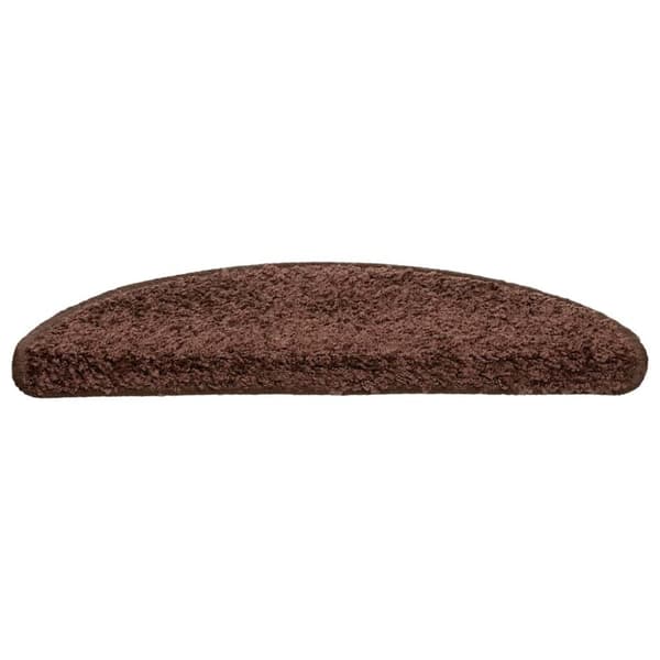 vidaXL Trappematter 30 stk brun 56x17x3 cm