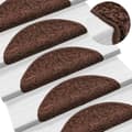Miniatyrbilde 5 av 8: vidaXL Trappematter 30 stk brun 56x17x3 cm