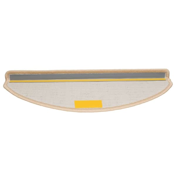 vidaXL trappemåtter 30 stk. 65x21x4 cm cremefarvet