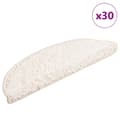 Miniatyrbilde 1 av 8: vidaXL Trappematter 30 stk hvit 56x17x3 cm