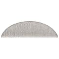 Miniatyrbillede 5 af 8: vidaXL selvklæbende trappemåtter 30 stk. 56x17x3 cm sisal-look platina