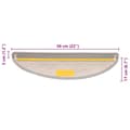 Miniatyrbillede 8 af 8: vidaXL selvklæbende trappemåtter 30 stk. 56x17x3 cm sisal-look platina
