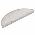 Miniatyrbillede 2 af 8: vidaXL selvklæbende trappemåtter 30 stk. 56x17x3 cm sisal-look platina
