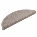 Miniatyrbillede 2 af 8: vidaXL selvklæbende trappemåtter 30 stk. 56x17x3 cm sisal-look sølv