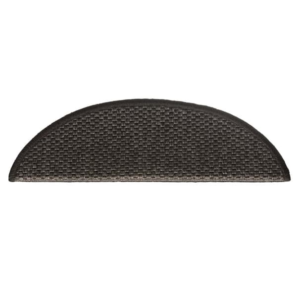 vidaXL selvklæbende trappemåtter 30 stk. 56x17x3cm sisal-look antracit