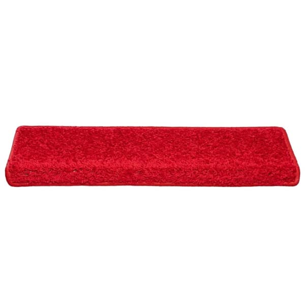 vidaXL Trappmattor 30 st 65x21x4 cm röd