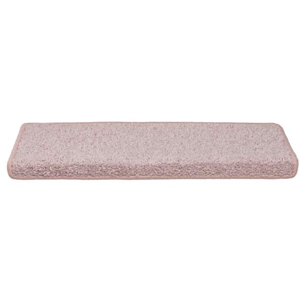 vidaXL Trappematter 30 stk 65x21x4 cm hvit og rosa
