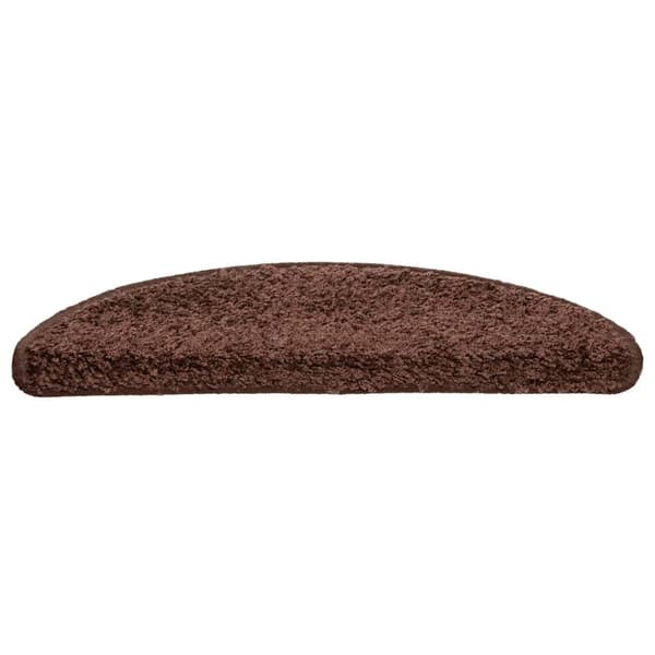 vidaXL Trappematter 20 stk brun 56x17x3 cm