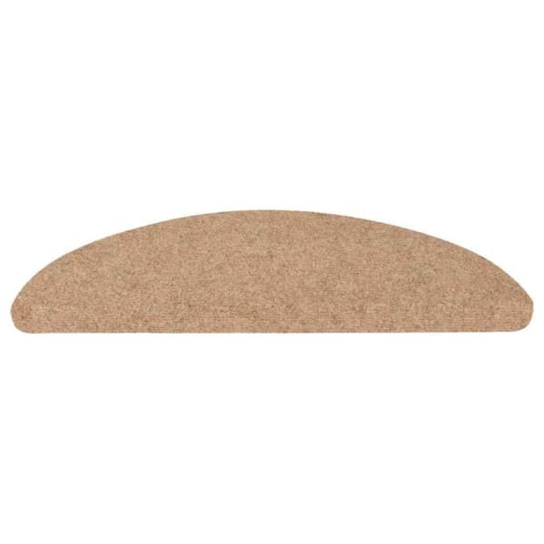 vidaXL selvklæbende trappemåtter 30 stk. 56x17x3 cm beige