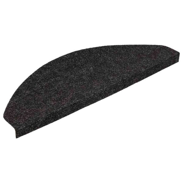vidaXL selvklæbende trappemåtter 30 stk. 65x22,5x3,5 cm antracitgrå