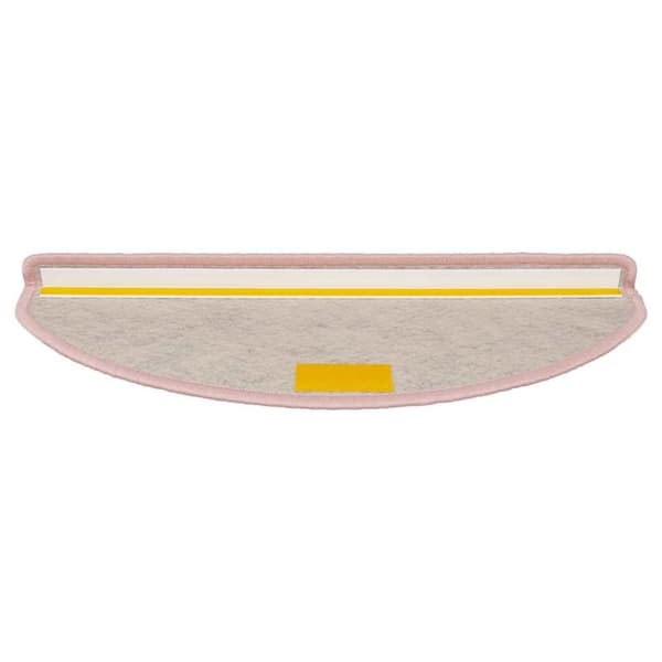 vidaXL selvklæbende trappemåtter 30stk. 65x21x4cm sisal-look lyserød