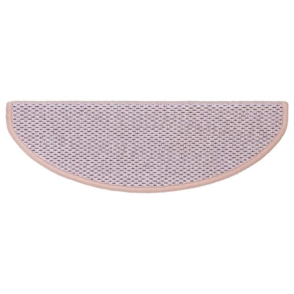 vidaXL selvklæbende trappemåtter 30stk. 65x21x4cm sisal-look lyserød