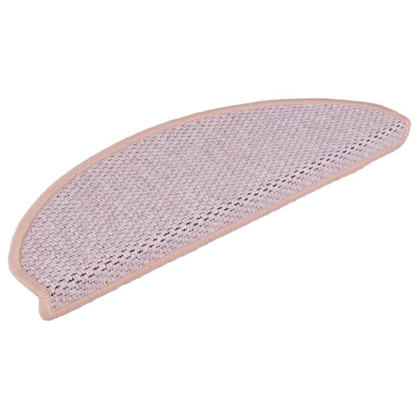 vidaXL selvklæbende trappemåtter 30stk. 65x21x4cm sisal-look lyserød
