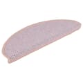 Miniatyrbillede 2 af 8: vidaXL selvklæbende trappemåtter 30stk. 65x21x4cm sisal-look lyserød