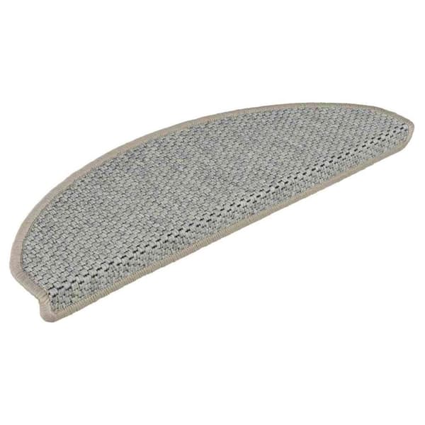 vidaXL Trappmattor självhäftande sisal-look 30 st 65x21x4 cm ljusgrön