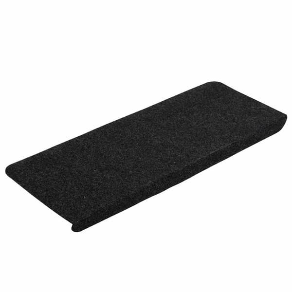 vidaXL selvklæbende trappemåtter 30 stk. 65x24,5x3,5 cm sort