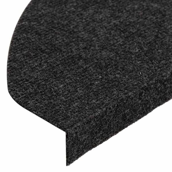 vidaXL selvklæbende trappemåtter 30 stk. 65x22,5x3,5 cm sort