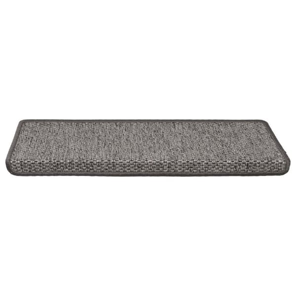 vidaXL selvklæbende trappemåtter 30stk. 65x21x4cm sisal-look grå beige