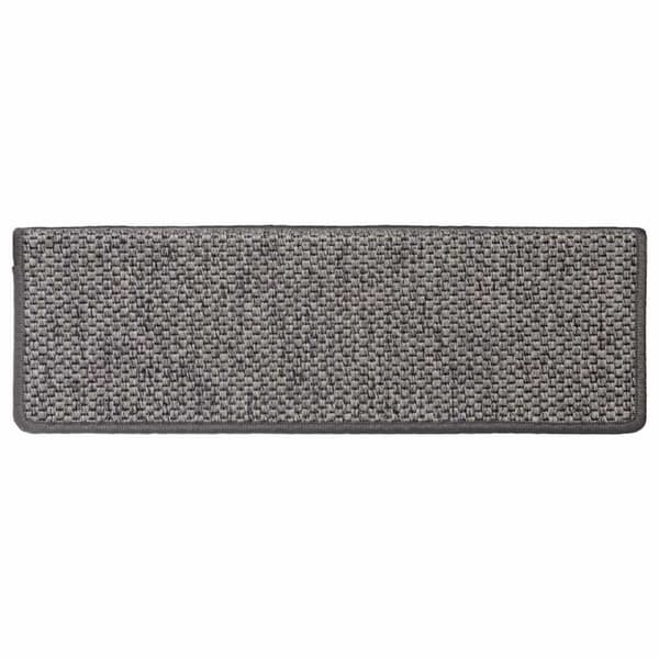 vidaXL selvklæbende trappemåtter 30stk. 65x21x4cm sisal-look grå beige