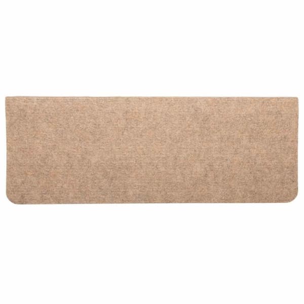vidaXL Selvklebende trappematter 30 stk beige 65x24,5x3,5 cm