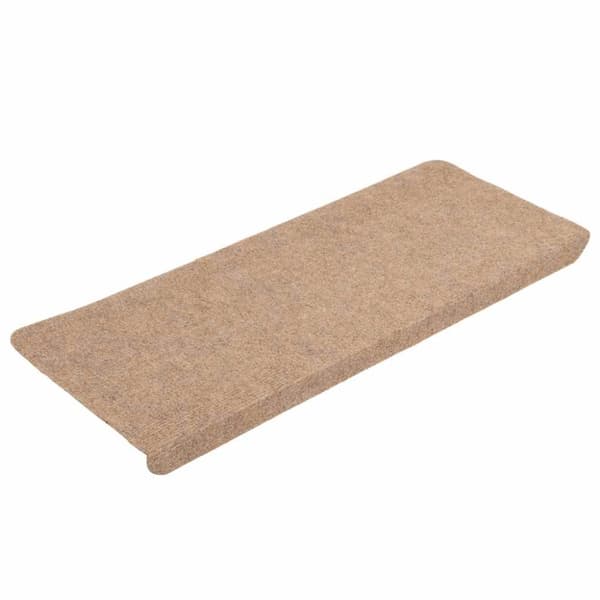 vidaXL Selvklebende trappematter 30 stk beige 65x24,5x3,5 cm