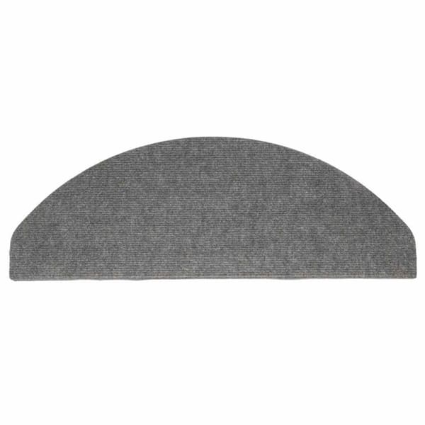 vidaXL selvklæbende trappemåtter 30 stk. 65x22,5x3,5 cm grå