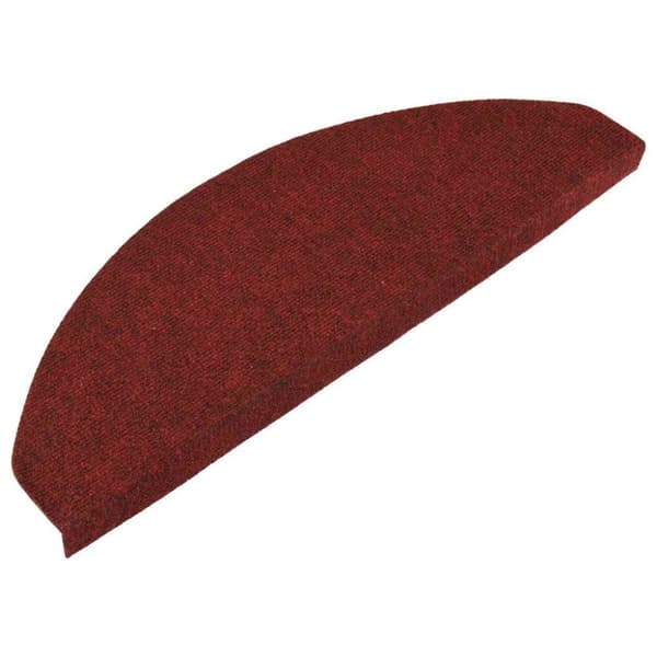 vidaXL Selvklebende trappematter 30 stk rød 65x22,5x3,5 cm