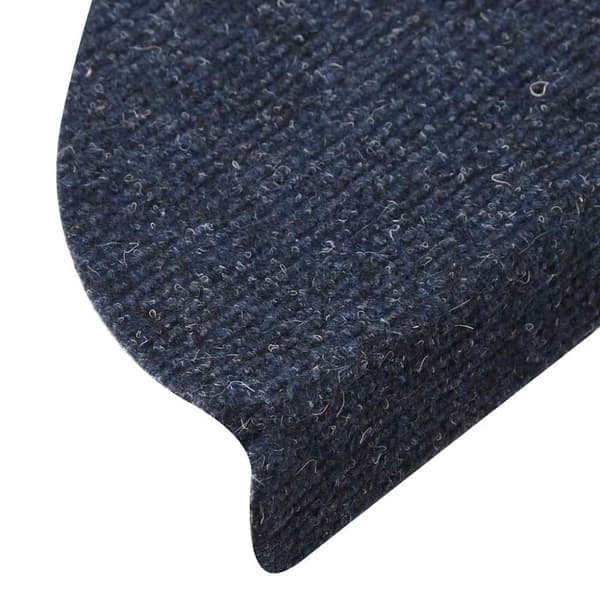 vidaXL selvklæbende trappemåtter 30 stk. 56x17x3 cm blå