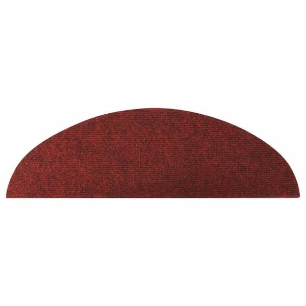 vidaXL selvklæbende trappemåtter 30 stk. 56x17x3 cm rød