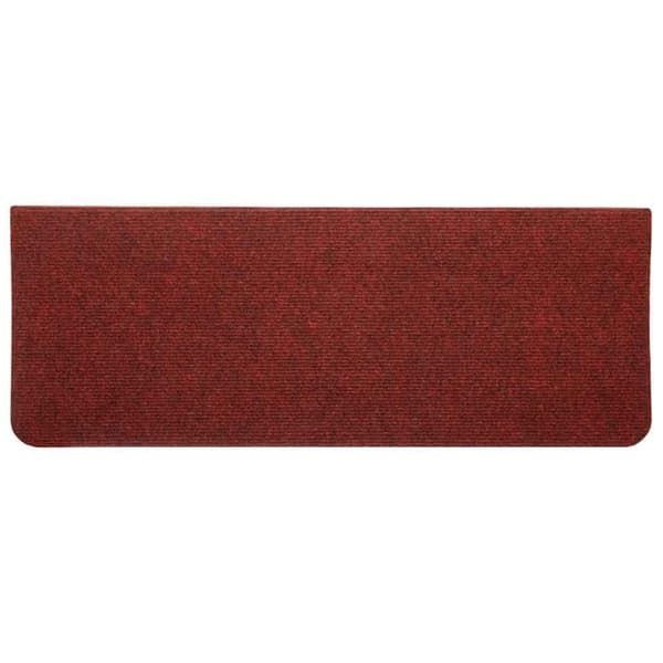 vidaXL selvklæbende trappemåtter 30 stk. 65x24,5x3,5 cm rød