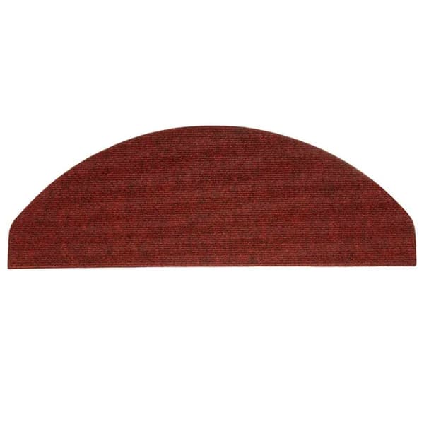 vidaXL selvklæbende trappemåtter 30 stk. 65x22,5x3,5 cm rød