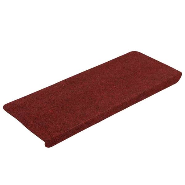 vidaXL Selvklebende trappematter 30 stk rød 65x24,5x3,5 cm