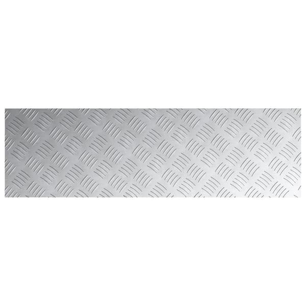 vidaXL Alumiiniset Kuutiolevyt 4 kpl Liukumattomat 100x30 cm
